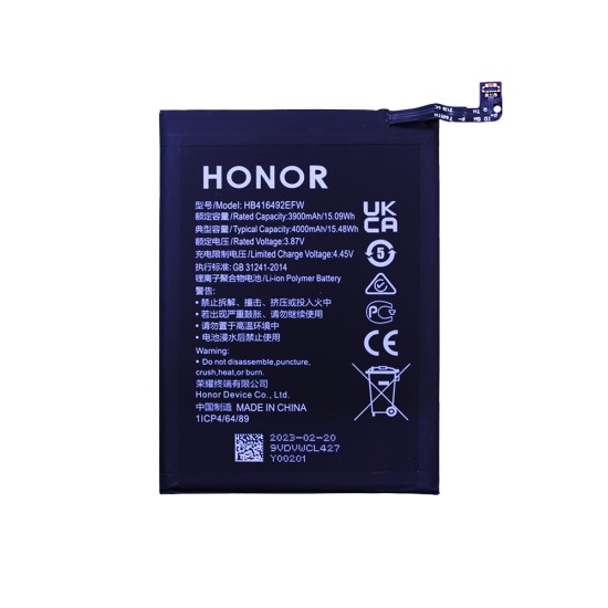 Batería HB416492EFW para Huawei Honor X8 4000mAh Batería HB416492EFW para Huawei Honor X8 4000mAh